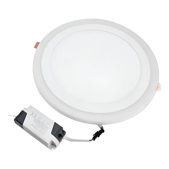 Foco Panel Plafón Led Bicolor Embutido 18w + 6w Redondo Pro