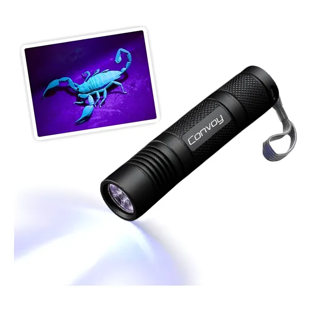 Linterna Profesional Uv Convoy S2 Uv 365nm Filtro Zwb2