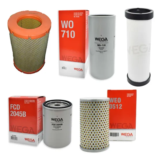 Kit De 5 Filtros Para Vw Camion 17.300 17.310 18.310