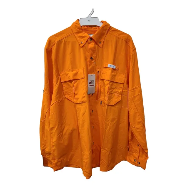 Camisas Caballeros Con Diseño Pescador Manga Larga - Talla L