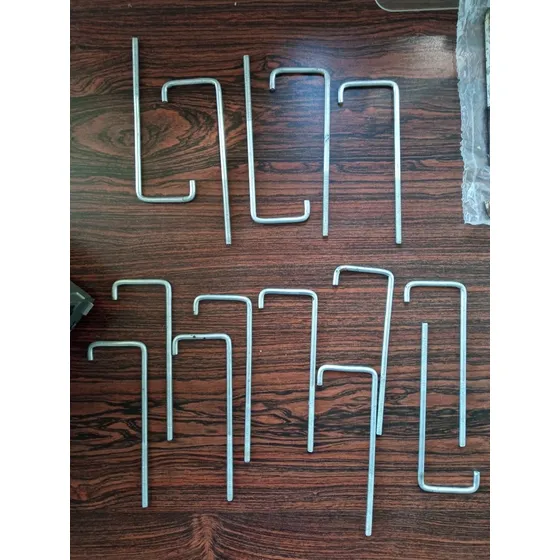 Ganchos Para Fijar Láminas De Techos Para Tubos 2 Pulgadas 