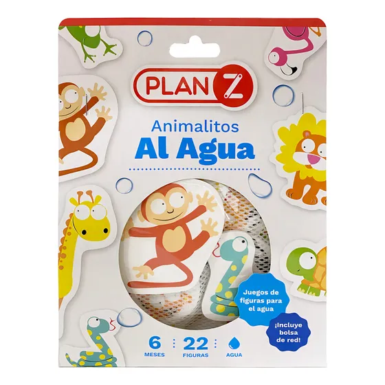 Juego Infantil Para Bañera De Animales Coloridos Para Agua Bolsa De Red Goma Eva No Toxico Apto Para Bebes Juguetes Educativos Facil De Limpiar Estimulacion Sensorial Material Duradero Marca Plan Z