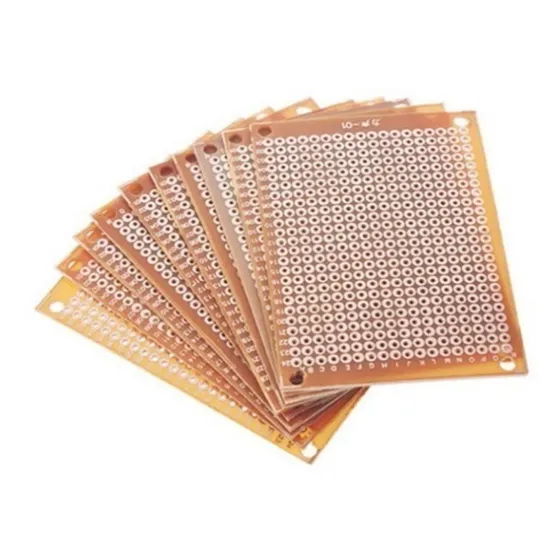 5 Unidades Baquelita Perforado Placa Fenolica Pcb Protoboard