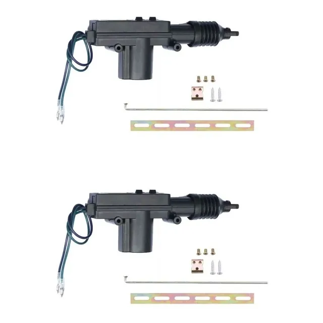 Solenoide Carro Universal Seguros Electricos Puerta 2 Cables