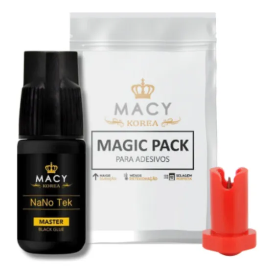 Cola Adesivo Alongamento De Cílios Macy Nano Tek 3ml