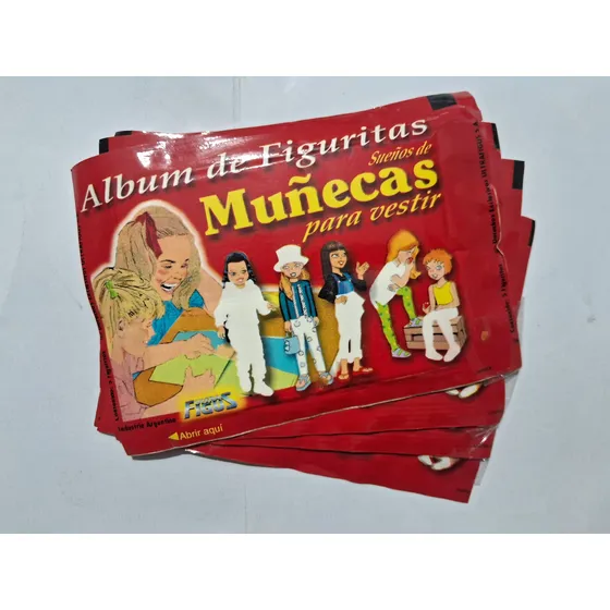Figuritas Muñecas Para Vestir. Lote De 24 Sobres. Se Vende L