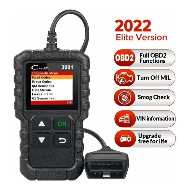 Escaner Launch Cr3001 X431 Creader 3001 Auto Motor Obd2 Eobd