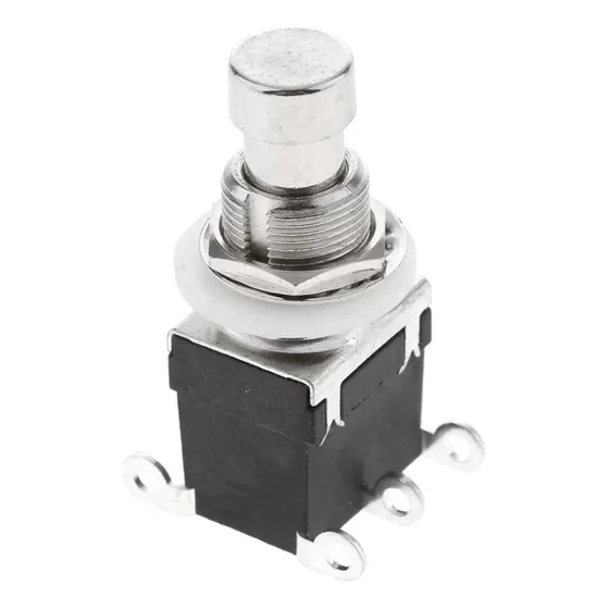 Chave Botão Dpdt Foot Switch Momentaneo P/ Pedal De Efeito