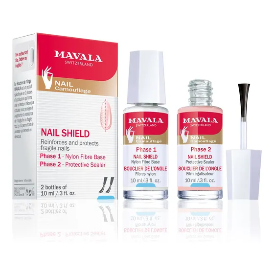 Fortalecedor De Uñas Mvala Nail Shield 2 Unidades 10 Ml