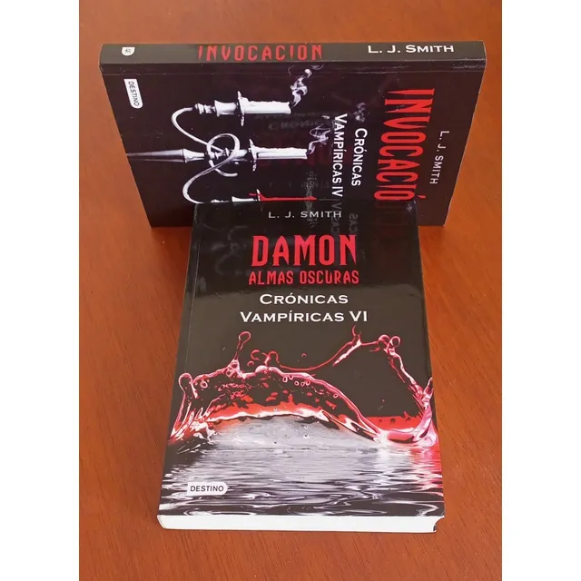 Crónicas Vampíricas Damon Invocación Libros Almas Oscuras