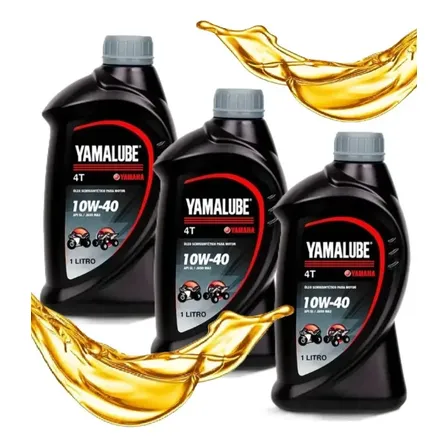 3 Litros Oleo Yamalube Semissintetico 10w40 Yamaha para motocicletas