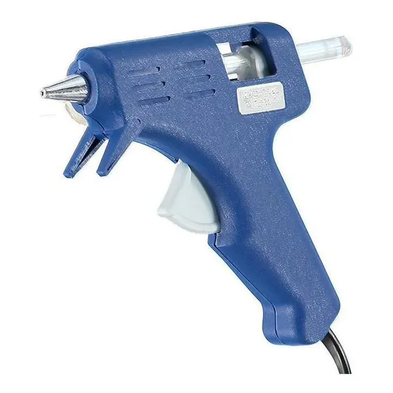 Pistola De Cola Quente Artesanal Ac-280 Azul (8w/20w) - Rhb 127/220v