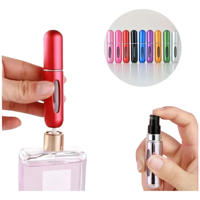 Mini Porta Perfume Portátil Viagem Bolsa 5ml Recarregável