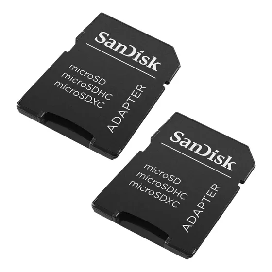 2 Adaptadores Cartão Micro Sd Para Sd Sandisk