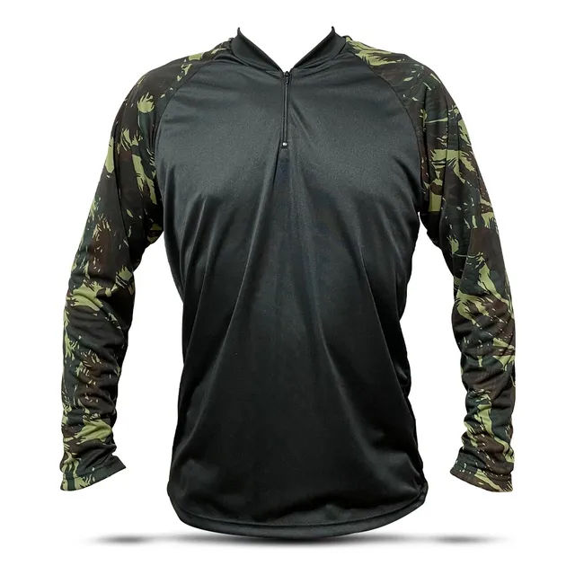 Camisa Térmica Camuflada Segunda Pele Proteção Uv-50 Solar