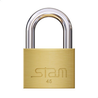 Cadeado De Latão Stam 45mm 2 Chaves Não Enferruja Resistente Cadeado De Latão Stam 45mm 2 Chaves Não Enferruja Resistente