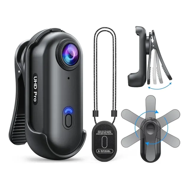 Mini Cámara Acción Pequeña Potente A Prueba De Agua 4k Wifi
