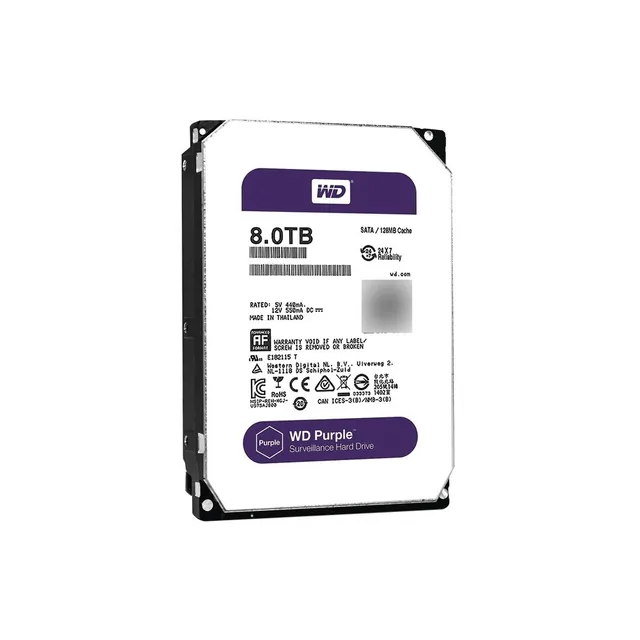 Disco Duro 8tb Wd Purple Optimizado Para Videovigilancia