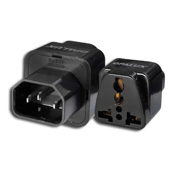 Adaptador Enchufe Con Toma Tierra Para Ups Op-603-rng Opalux