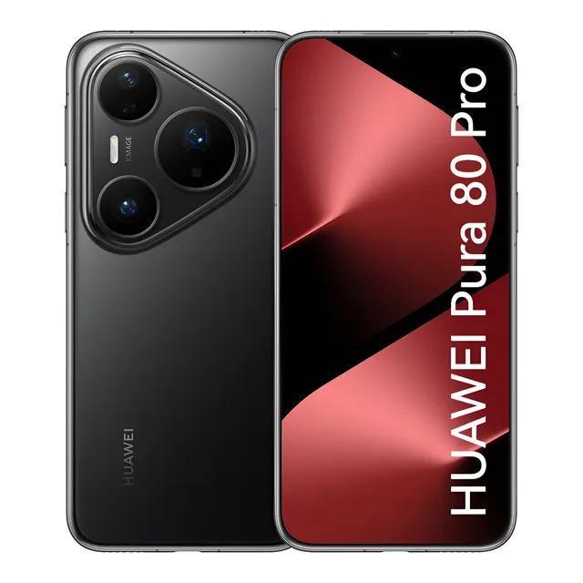 Smartphone Huawei Pura 80 Pro 12gb+512gb Sofisticado E Poderoso Câmera Ultra-iluminação Design Premium Tela Oled Huawei X-true Preto