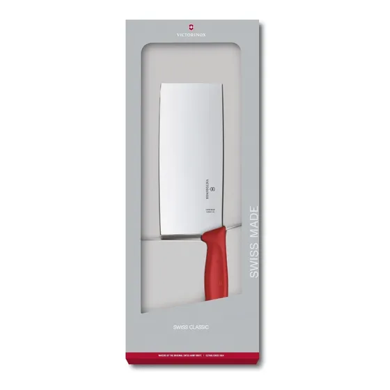 Hacha De Cocina Victorinox 18 Cm Roja