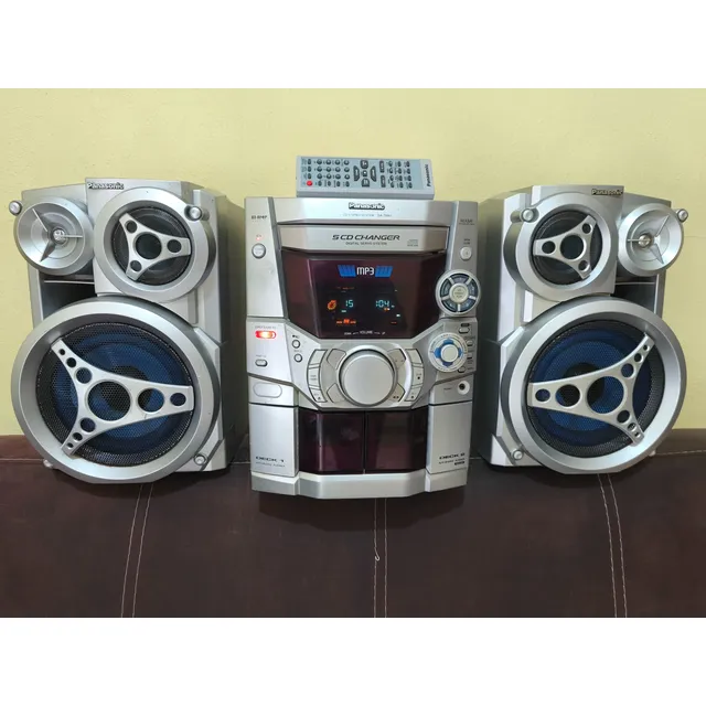 Minicomponente Panasonic Sa-tm41 Plateado
