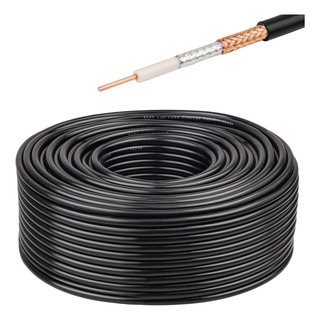 Cable Coaxial Xrds Rg8x 200 Pies 50 Ohmios Pvc Cable Coaxial Xrds Rg8x 200 Pies 50 Ohmios Pvc