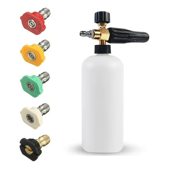 Kit Lanzador De Espuma Con Boquillas Para Hidrolavadora