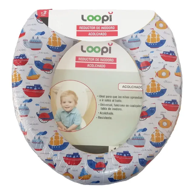 Reductor Adaptador De Inodoro Infantil Acolchonado Love