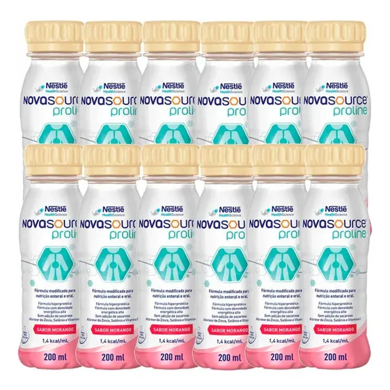 Novasource Proline - Kit 12x 200ml Cada - Nestle 