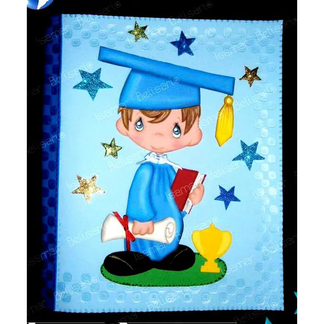 Carpeta Decorada Graduacion Preescolar Colegio Escuela