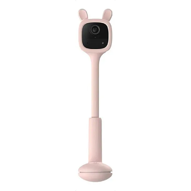 Camara Seguridad Wifi Full Hd Nocturna Monitor Bebe Pcreg Color Rosa Pálido