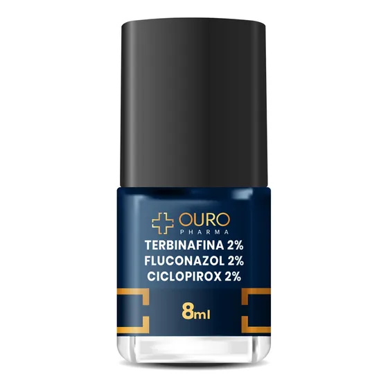 Esmalte De Unhas 8 Ml Tratamento Micoses Fungos Cor Incolor