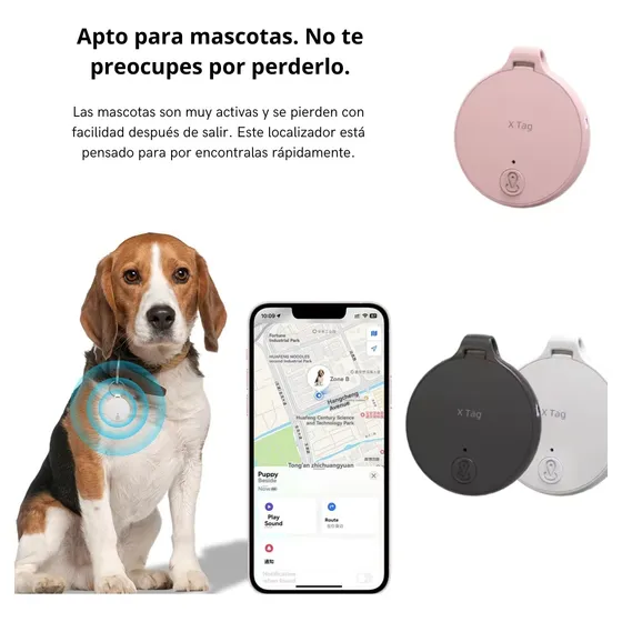 Localizador De Mascotas, Gps Para Automóviles, Xtag Negro