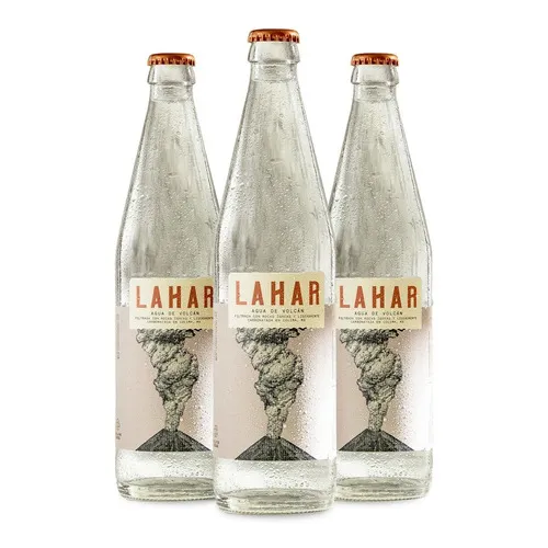 Agua Mineral Gasificada - Lahar 12 Pack Botella 500 Ml
