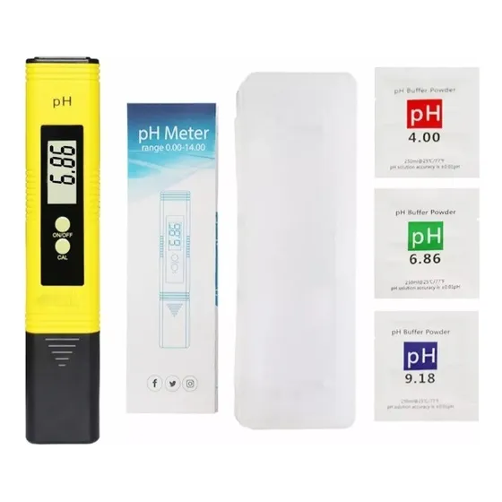 Medidor Digital De Ph Con Atc Ph Metro - Buffer Baterias Lcd