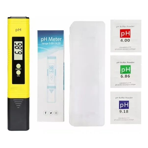 Medidor Digital De Ph Con Atc Ph Metro - Buffer Baterias Lcd