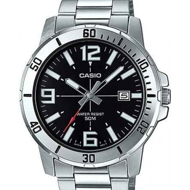 Relógio Casio Collection Masculino Prata Mtp-vd01d-7evudf-br Relógio Casio Collection Masculino Prata Mtp-vd01d-7evudf-br