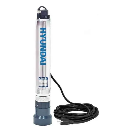 Bomba De Agua Sumergible Cisterna Hyundai 1/2 Hp 127v 42mts