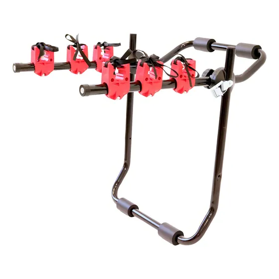 Porta Bicicletas Para Auto Baul Reforzado 3 Bicicletas Color Negro