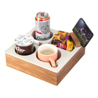 Bandeja De Soporte De Tazas De Sofá, Hitseon Hitseon Suave Bandeja De Soporte De Tazas De Sofá, Hitseon Hitseon Suave