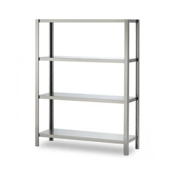 Estante Acero 4 Entrepaños 1.20x40 Ll. Xavi