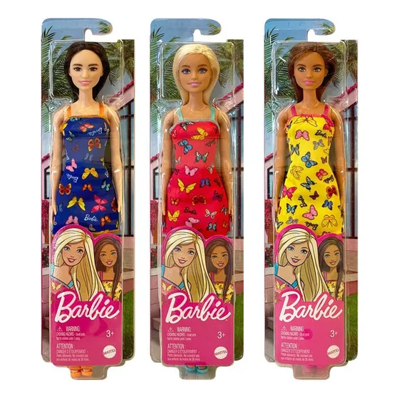 Super Combo 12 Muñecas Barbie Basica T7439