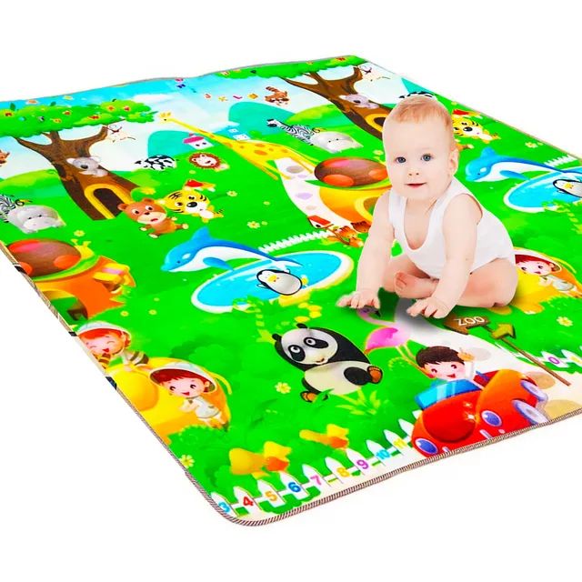 Alfombra Antigolpe Doble 180x150 Gruesa Infantil Bebé El Rey