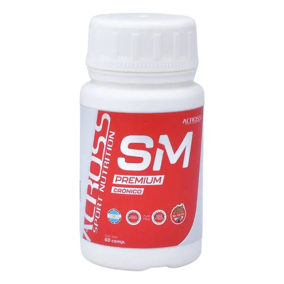 Suplemento Multivitaminico Y Mineral SM ACROSS 60 Comprimidos 7 Vitaminas y 3 Minerales 30 días