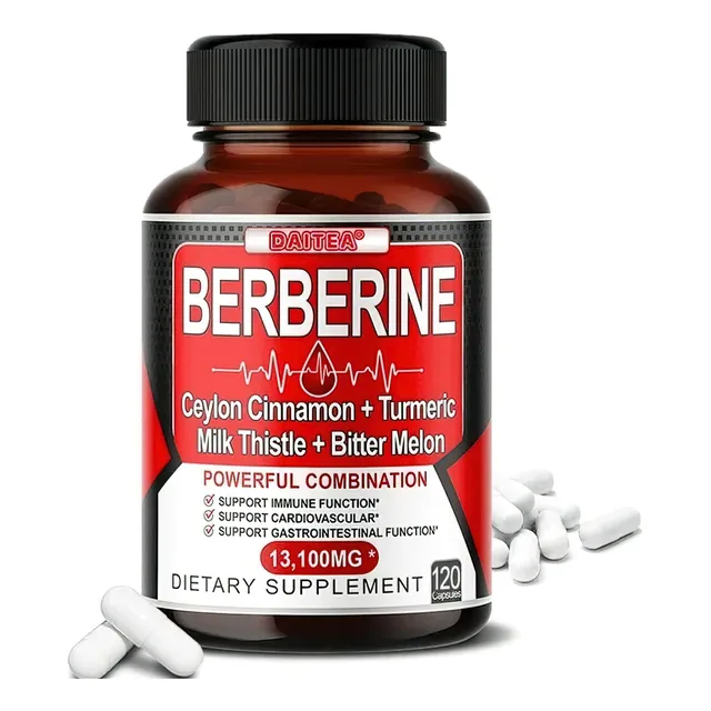 Berberina Ultra Concentrada 13.100mg 120 Cápsulas Original
