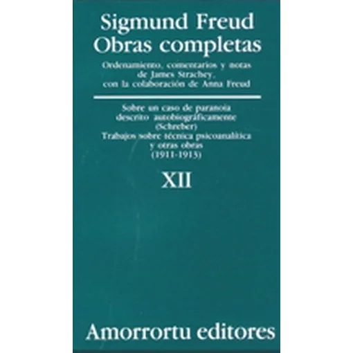 O.completas S.freud:vol.12 - Sigmund Freud