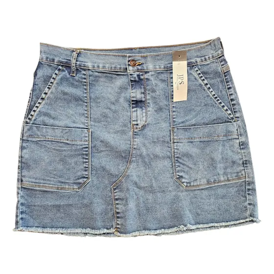Minifalda Cargo Especiales Jps En Jean Clarito