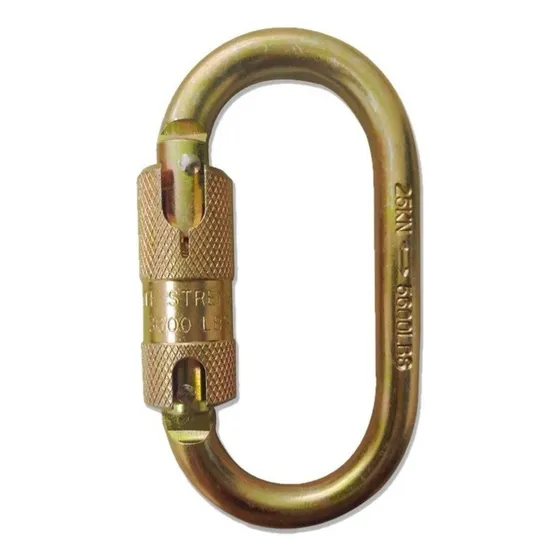 Mosqueton Oval Dinamik Acero Automático 25kn Certificado