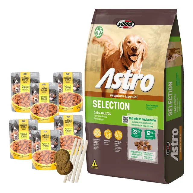 Astro Selection Todas Las Razas Perro Adulto 17 Kg + Regalo